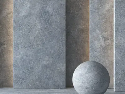 Plaster Earthy Tones-Seamless - Tileable-DrCG No 111 3D model