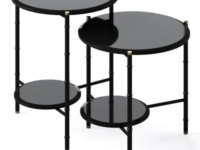 Coffee table BAMBOO by Luxence Luxury Living 3D model