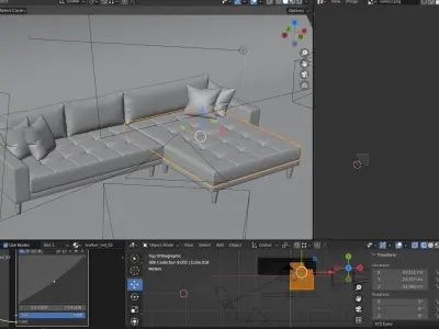 cali sofa  3D model