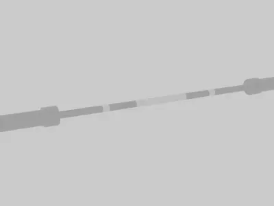 set of low poly models for the gym Low-poly 3D model