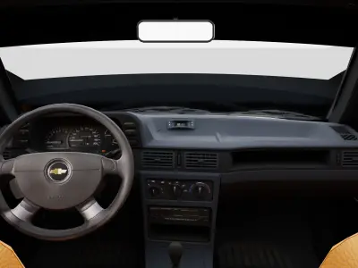 chevrolet nexia 2 police 3D model