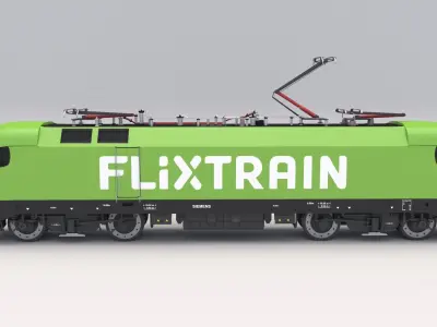 Siemens Taurus Flixtrain 3D model