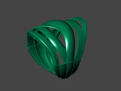 Plain Ring Women Ready STL 3DM Models Womens Rings 3D models 3D print model 36