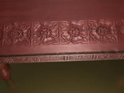 Antique Table Low-poly 3D model