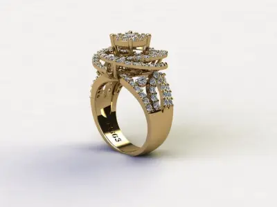 Popular Women Jewelry in Asia cad file R18 3D model