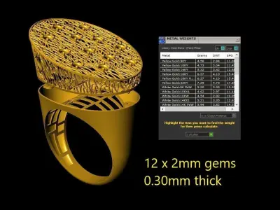 Fusion Ring  3D print model