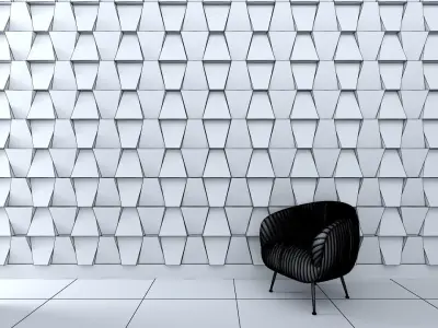 3d wall panel Low-poly 3D model purchase