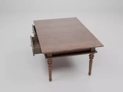 3d Table 01 Low-poly 3D model