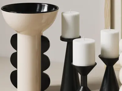 Decor Set 001 3D model