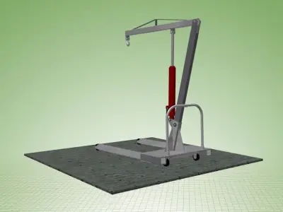 Engine Lift-1 Free 3D model