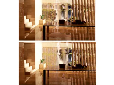 Interior Design Low-poly 3D model