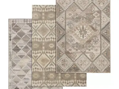 Rug Set 2131 3D model