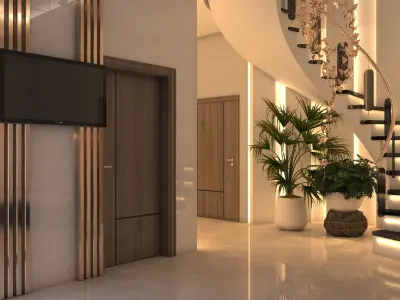 Modern house design 3D model buy