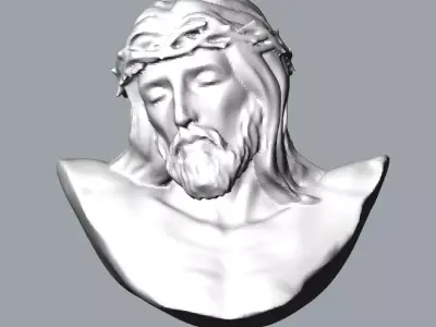 Jesus bust 3D print model 3D print model
