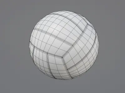 Volleyball ball 3D model get