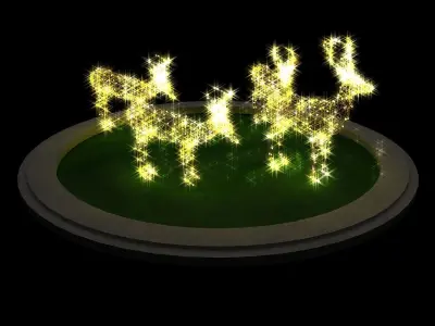 Street Square Design a309 3D model
