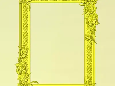 Birds Chirping Wall Hanging Frame  3D print model