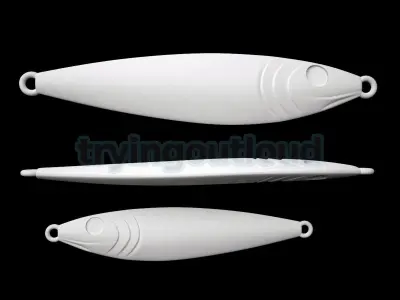 10-200 Gr Vintage Metallic Sardine Metal Jig Mold Combo Packs 3D print model