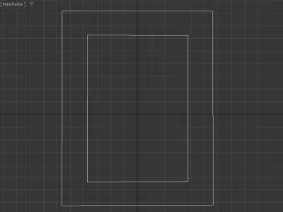 Painting Frame 3 Low-poly 3D model