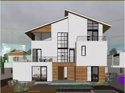 Modern Minimalist Villa 3D model