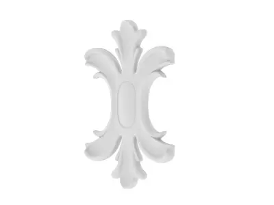 Cartouche Ornament 018 3D model