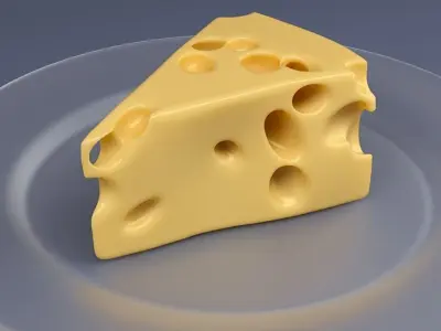 Cheese 3D model