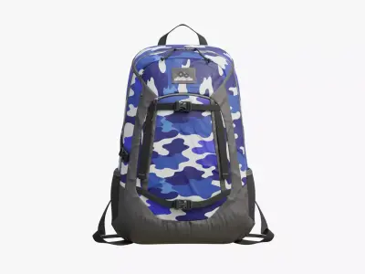 Sport Backpack Low-poly 3D model