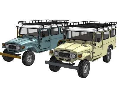 TOYOTA LAND CRUISER FJ45 TROOPY 3D PRINT RC BODY STL FILE  3D print model
