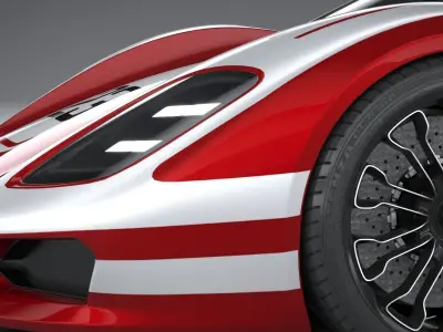 Porsche 917 concept 2021 3D model