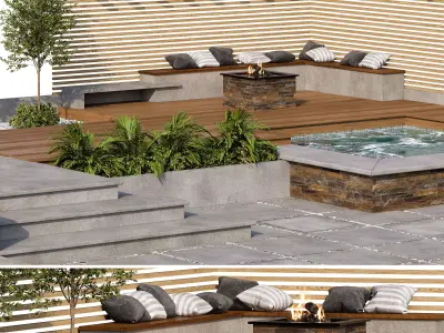 Backyard 05 3D model