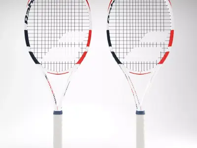 Pure Strike Lite Racquets  3D model