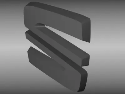 Seat logo 3D model