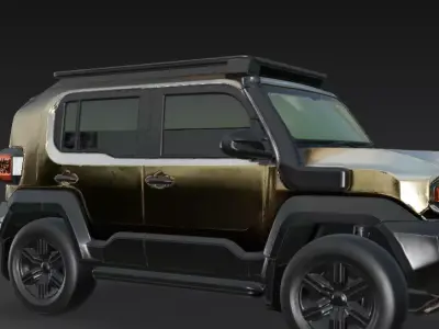Toyota Land Cruiser FJ Inspired Compact SUV 3D print model