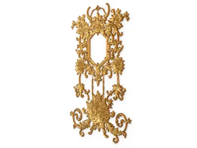Classic decor ornament carved 62 3D model