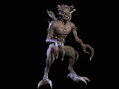 Triglaz Low-poly 3D model