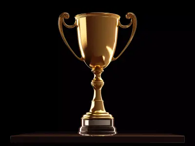 Trophy Gold Cup 3D model