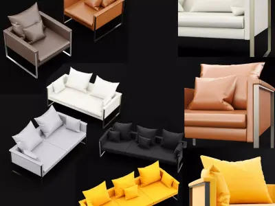 Sofa go large BT design 3D Model Pack