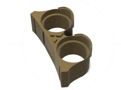 Lancer and Evo X dual guage pod 3D print model