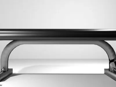 Exercise Machine Flat Bench 3D model