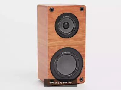 -Tower Speakers- 3D Model Collection