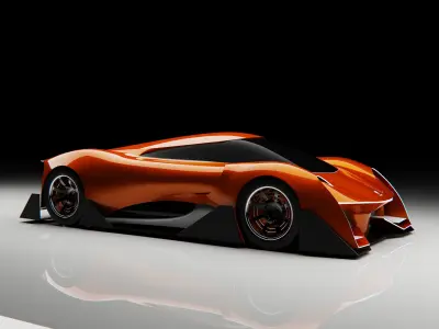 Antasena Supercar 3D model