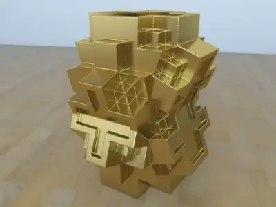 Cross vase Free 3D print model