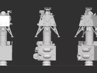 chandrayaan  3D print model