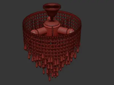 Chandelier Prima E 1 3 30 600 G 3D model