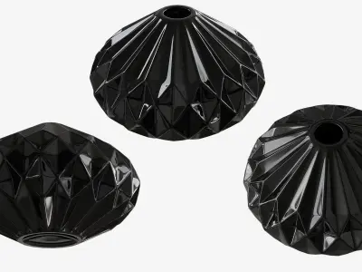 Decor Vase 017 Low-poly 3D model