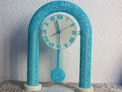 Voronoi Pendulum Clock Free 3D print model
