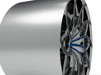 AZARA AZA-504 WHEEL 3D PRINT MODEL 3D print model