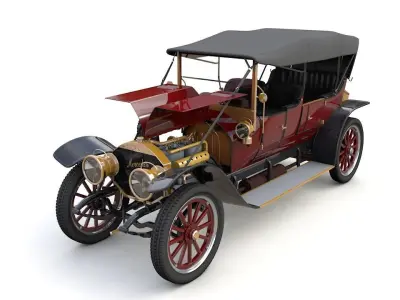 Mercedes 28 60 HP  Phaeton 1911 3D model