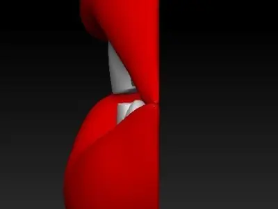 LIPS BITTEN DECOR 3D print model