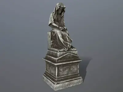 statue Low-poly 3D model order
